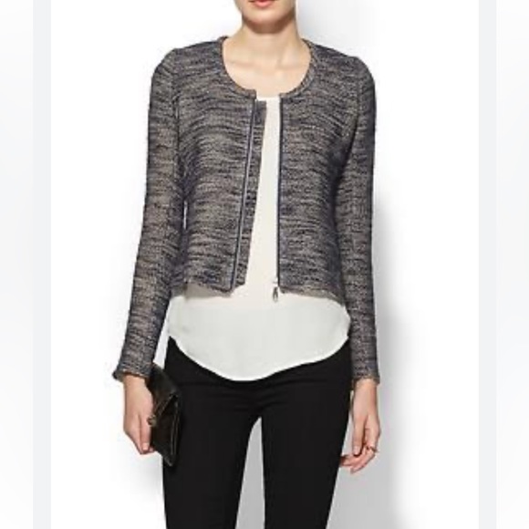 Rebecca Minkoff Tweed blue jacket - Picture 1 of 6